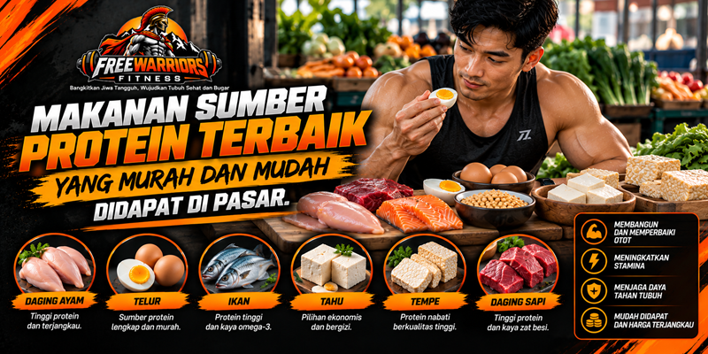 Makanan Sumber Protein Terbaik yang Murah dan Mudah Didapat di Pasar