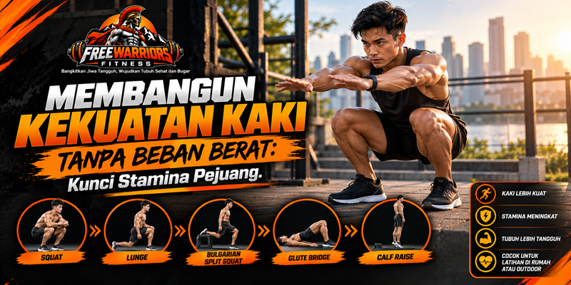 Membangun Kekuatan Kaki Tanpa Beban Berat: Kunci Stamina Pejuang