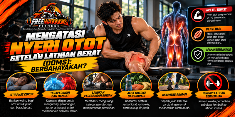 Mengatasi Nyeri Otot Setelah Latihan Berat (DOMS): Berbahayakah?