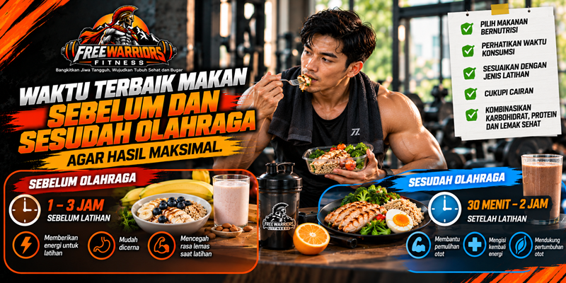 Waktu Terbaik Makan Sebelum dan Sesudah Olahraga Agar Hasil Maksimal